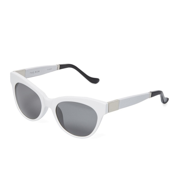The Row x Linda Farrow Leather Cateye Shades main image 5